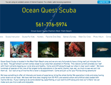Tablet Screenshot of oceanquestscuba.com
